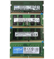 RAM Laptop 16GB DDR4 2400MHz PC4-2400T - Hiệu SAMSUNG / SK hynix / Micron / crucial  - RAM cũ